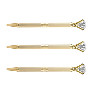 Gold Diamond Top Pen