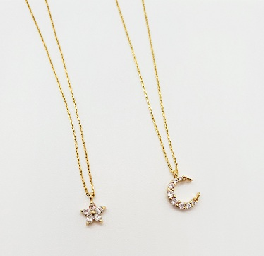 14K Gold Plated Mini Pendant Necklace
