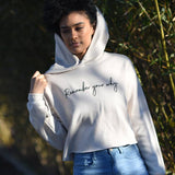 Remember Your Why Cropped Hoodie